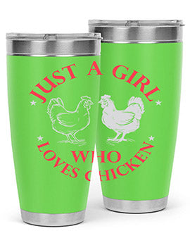 just a girl who loves chicken Style 3#- chicken- Tumbler