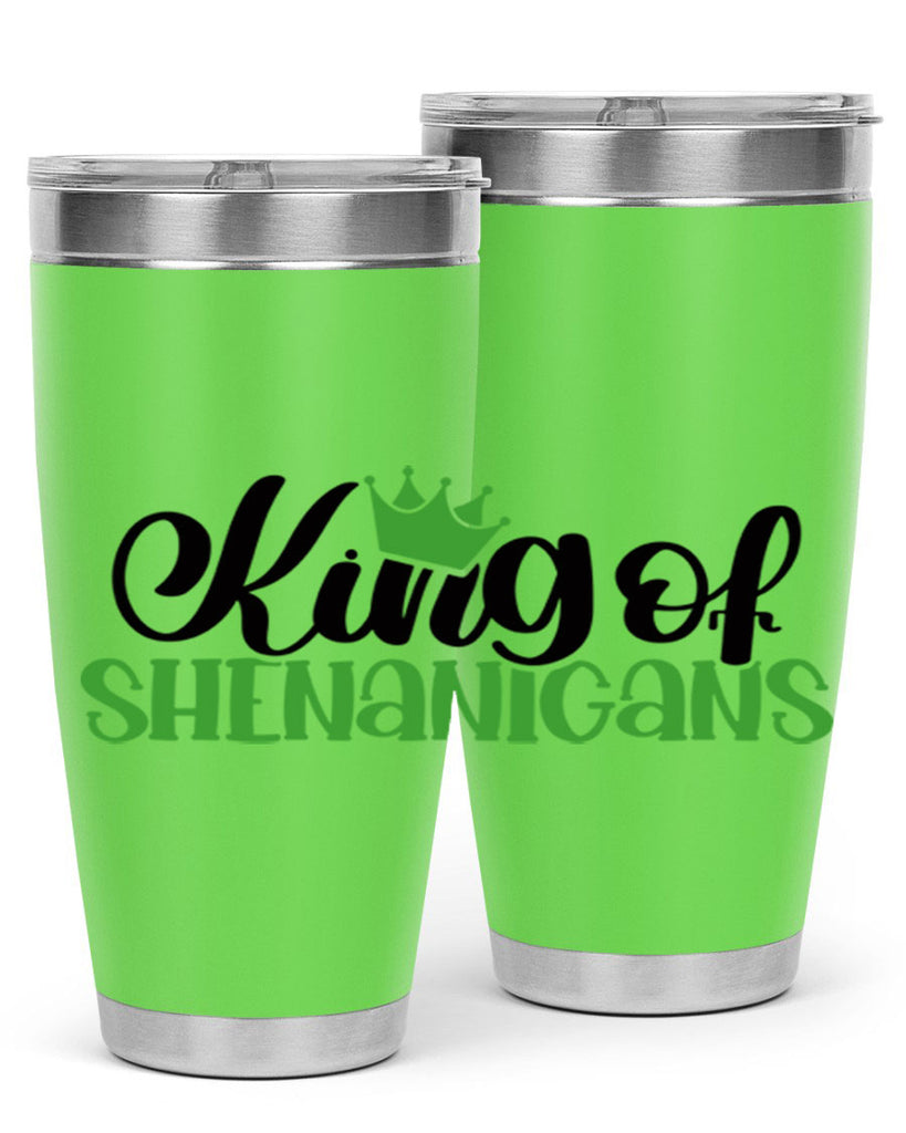 king Of Shenanigans Style 74#- St Patricks Day- Tumbler