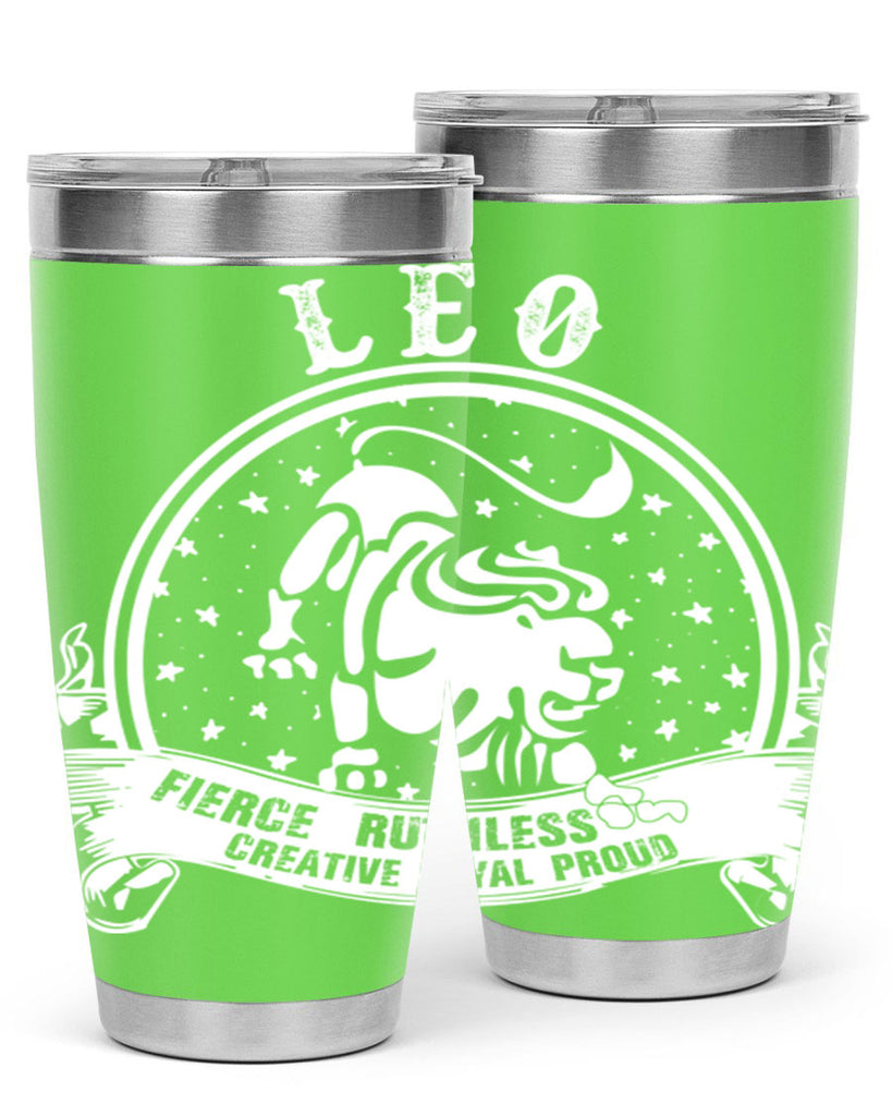 leo 18#- zodiac- Tumbler