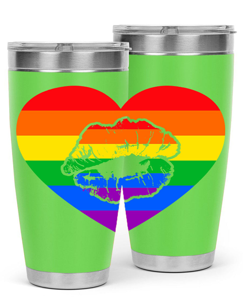 lgbt rainbow cool lip lgbt 96#- lgbt- Tumbler