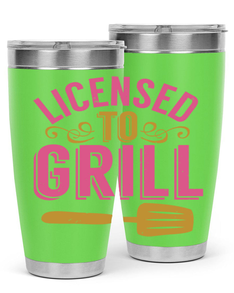 licensed to grill 24#- bbq- Tumbler