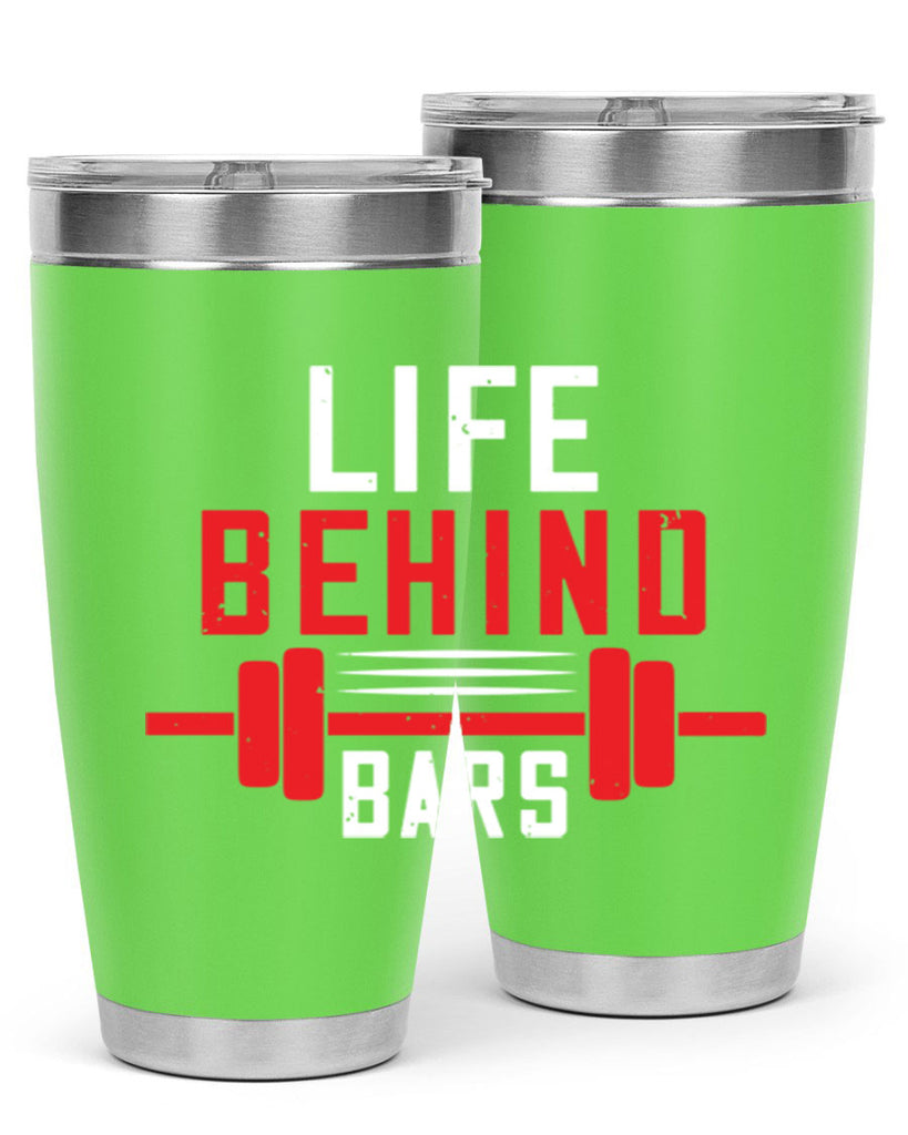 life behind bars 85#- gym- Tumbler