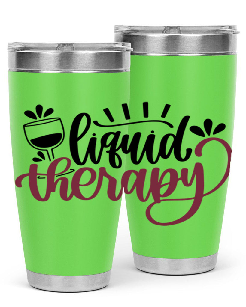 liquid therapy 44#- wine- Tumbler