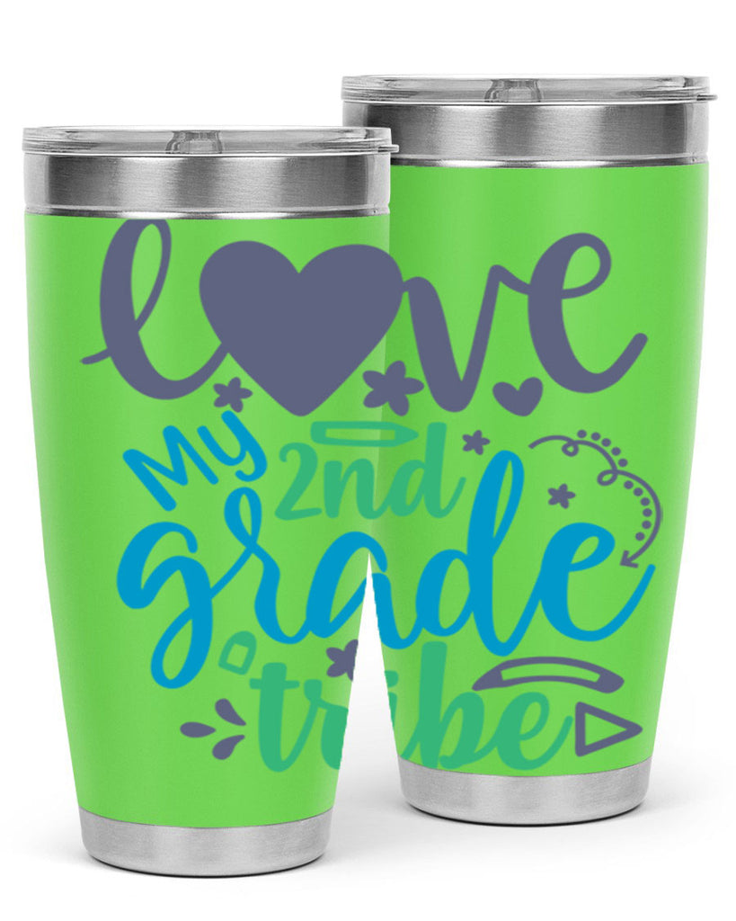 love my 2nd grade tribe 9#- second grade- Tumbler