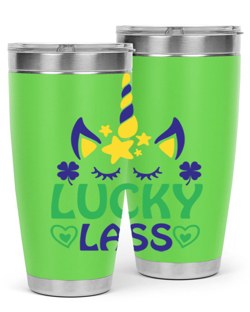 lucy lass 11#- mardi gras- Tumbler