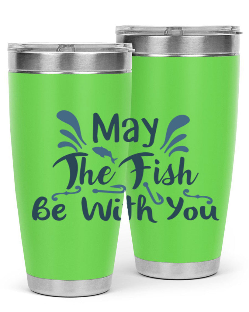 may the fish 54#- fishing- Tumbler