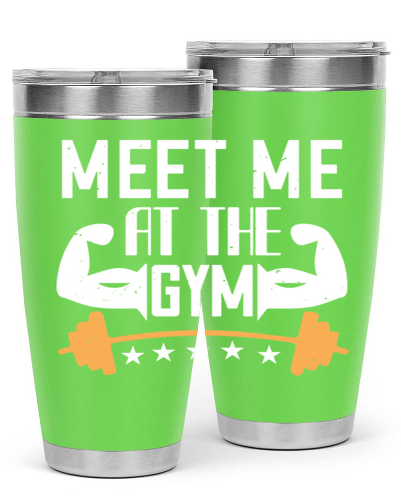 meet me at the gym 83#- gym- Tumbler