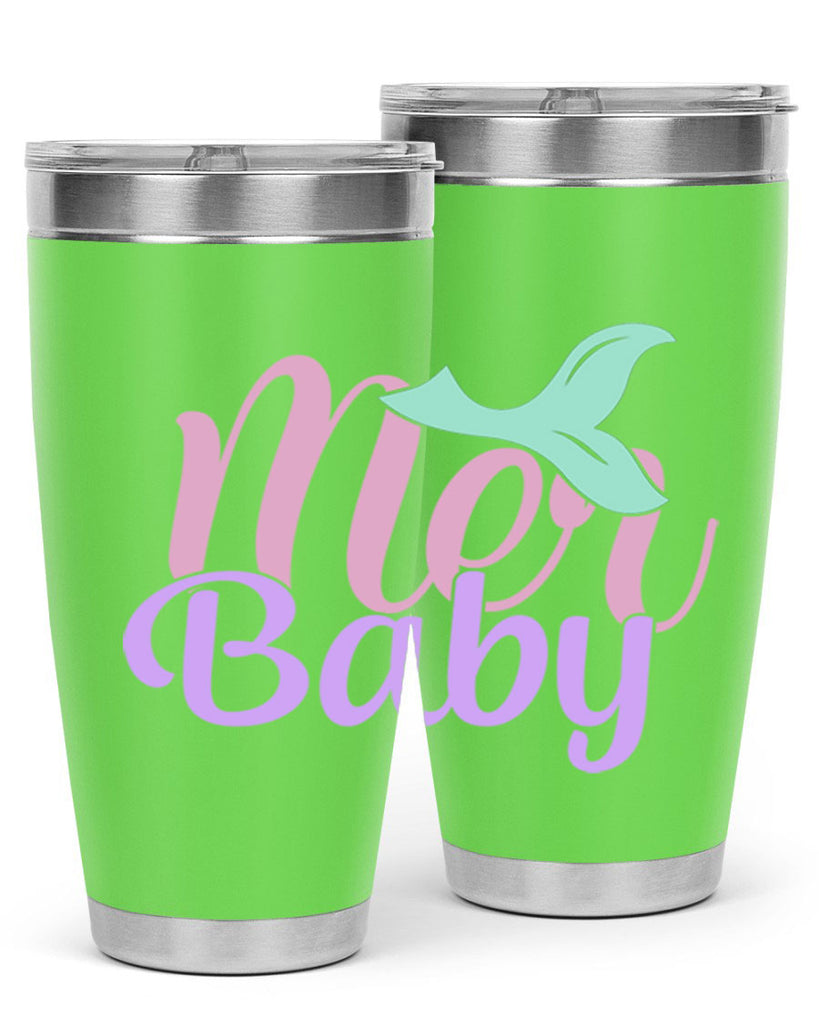 mer baby 3#- mermaid- Tumbler