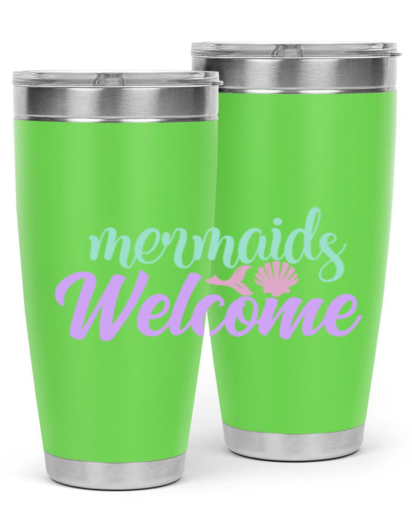 mermaids welcome 6#- mermaid- Tumbler