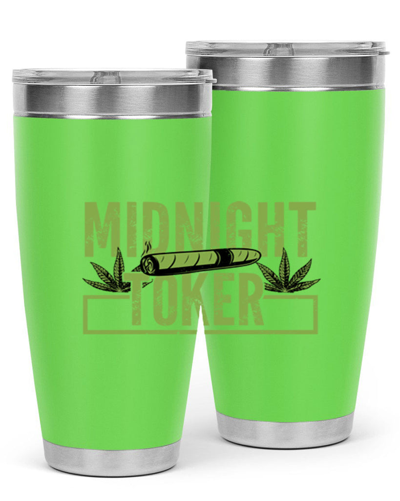 midnight toker 211#- marijuana- Tumbler