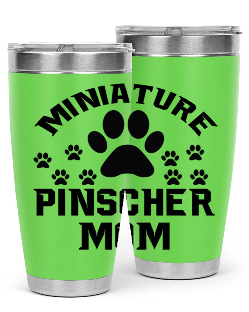 miniature pinscher mom 129#- mom- Tumbler