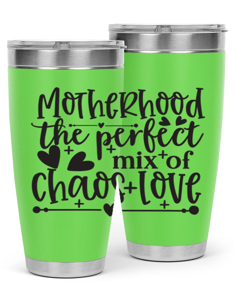 motherhood the perfect chas love 375#- mom- Tumbler