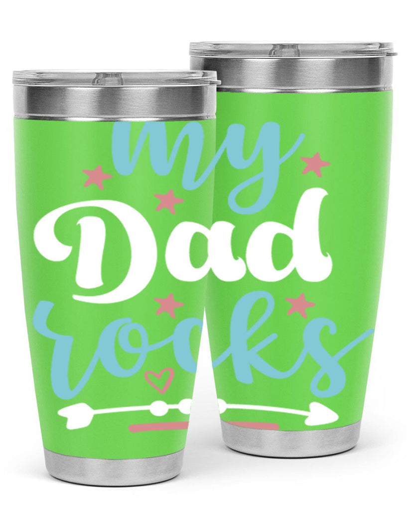 my dad rocks 82#- fathers day- Tumbler