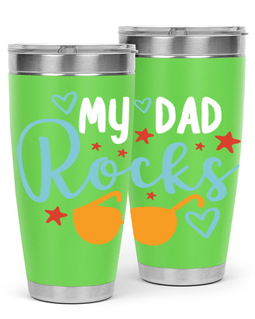 my dad rocks 83#- fathers day- Tumbler