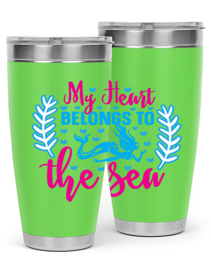 my heart belongs to the sea 516#- mermaid- Tumbler