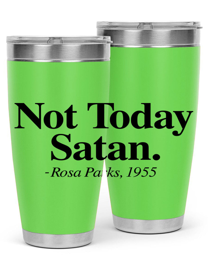 not today satan rosa parks 59#- black words phrases- Cotton Tank