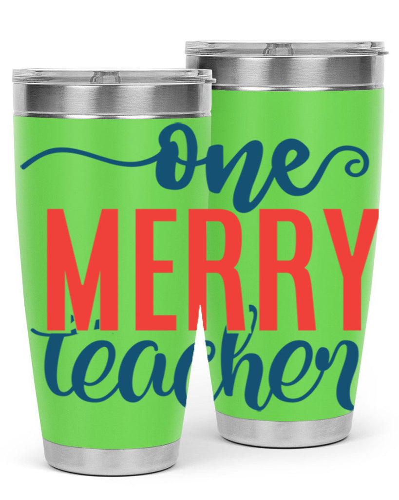 one merry teacher Style 161#- teacher- tumbler