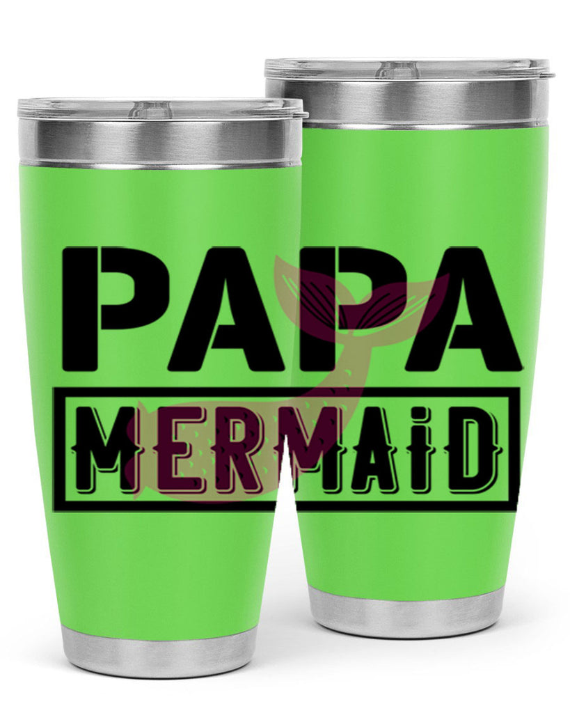 papa mermaid 533#- mermaid- Tumbler