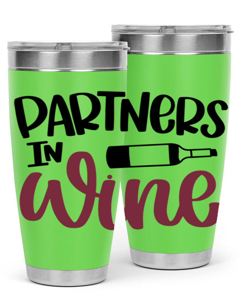 partners in wine 32#- wine- Tumbler