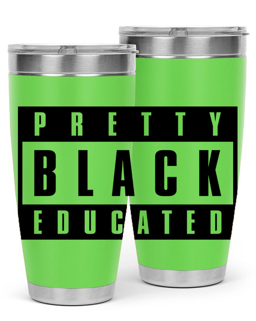 pretty black educated 50#- black words phrases- Cotton Tank