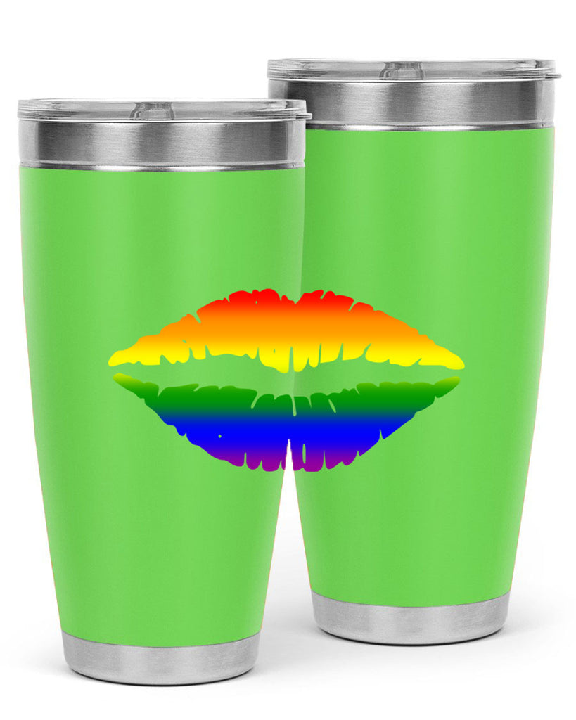 rainbow lips 6#- lgbt- Tumbler