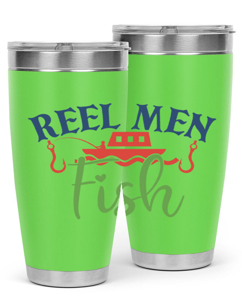 reel men fish 196#- fishing- Tumbler