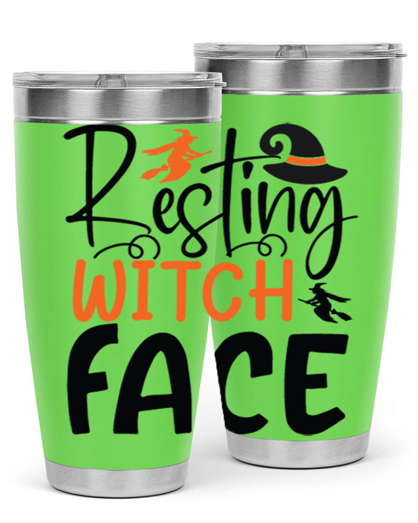 resting witch face 108#- halloween- Tumbler