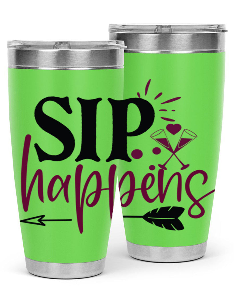 sip happens 164#- wine- Tumbler