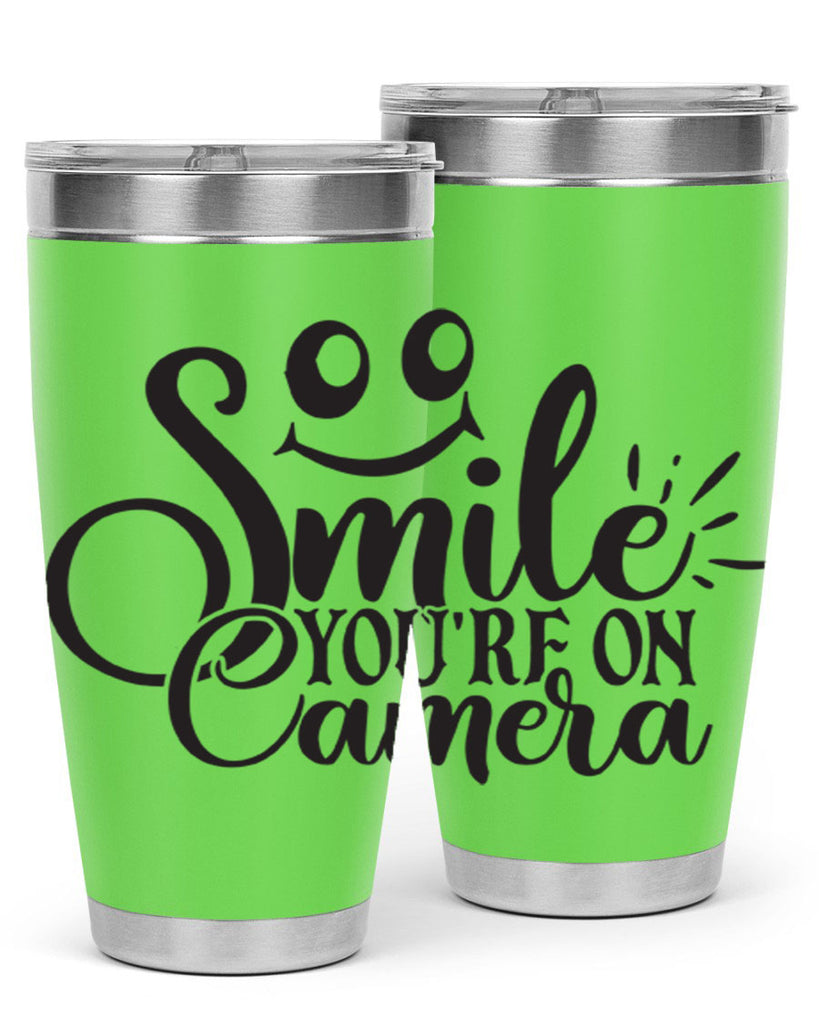 smile youre on camera 53#- home- Tumbler