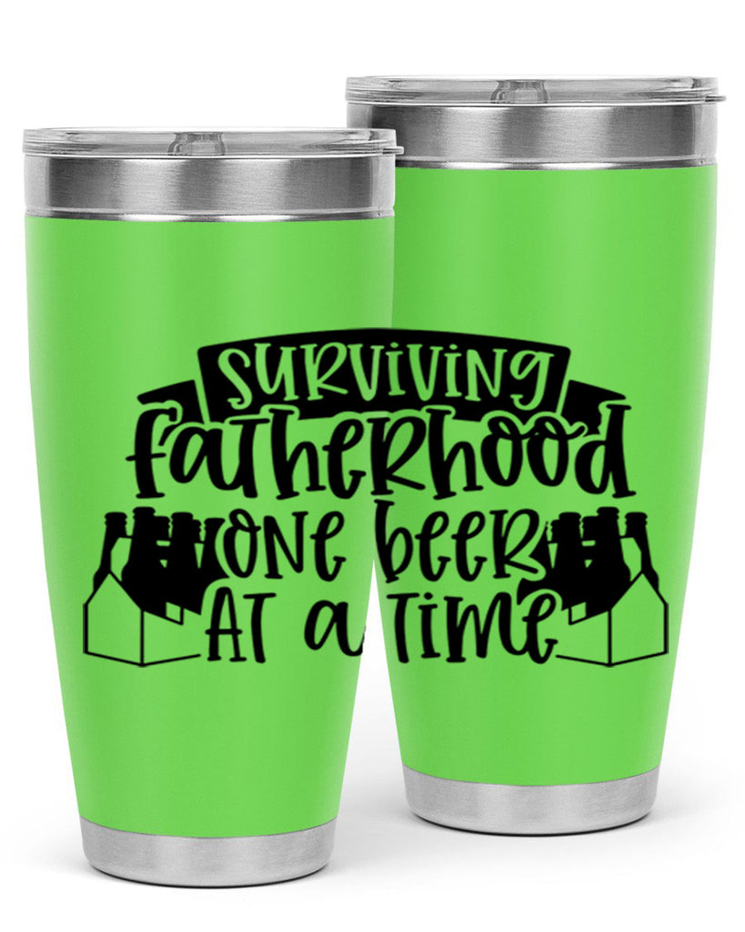 surviving fatherhood one beer at a time 19#- fathers day- Tumbler