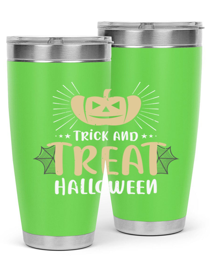 trick and treat halloween 125#- halloween- Tumbler