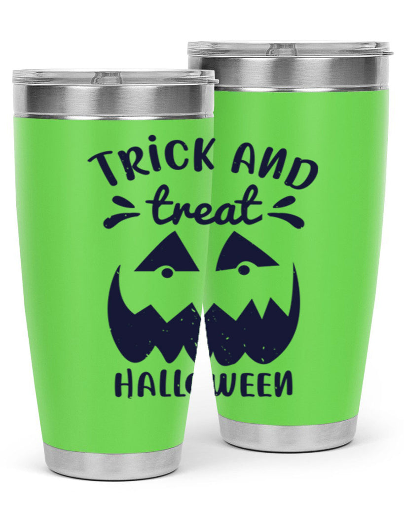 trick and treat halloween 126#- halloween- Tumbler