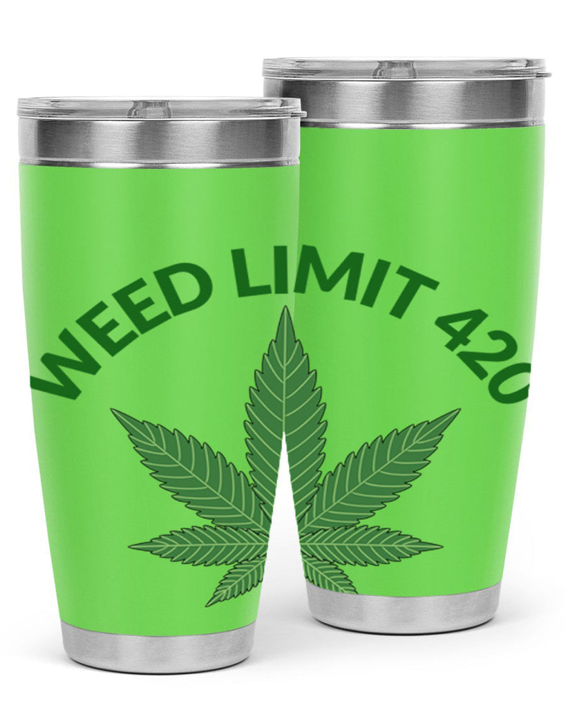 weed limit 420 sd 293#- marijuana- Tumbler