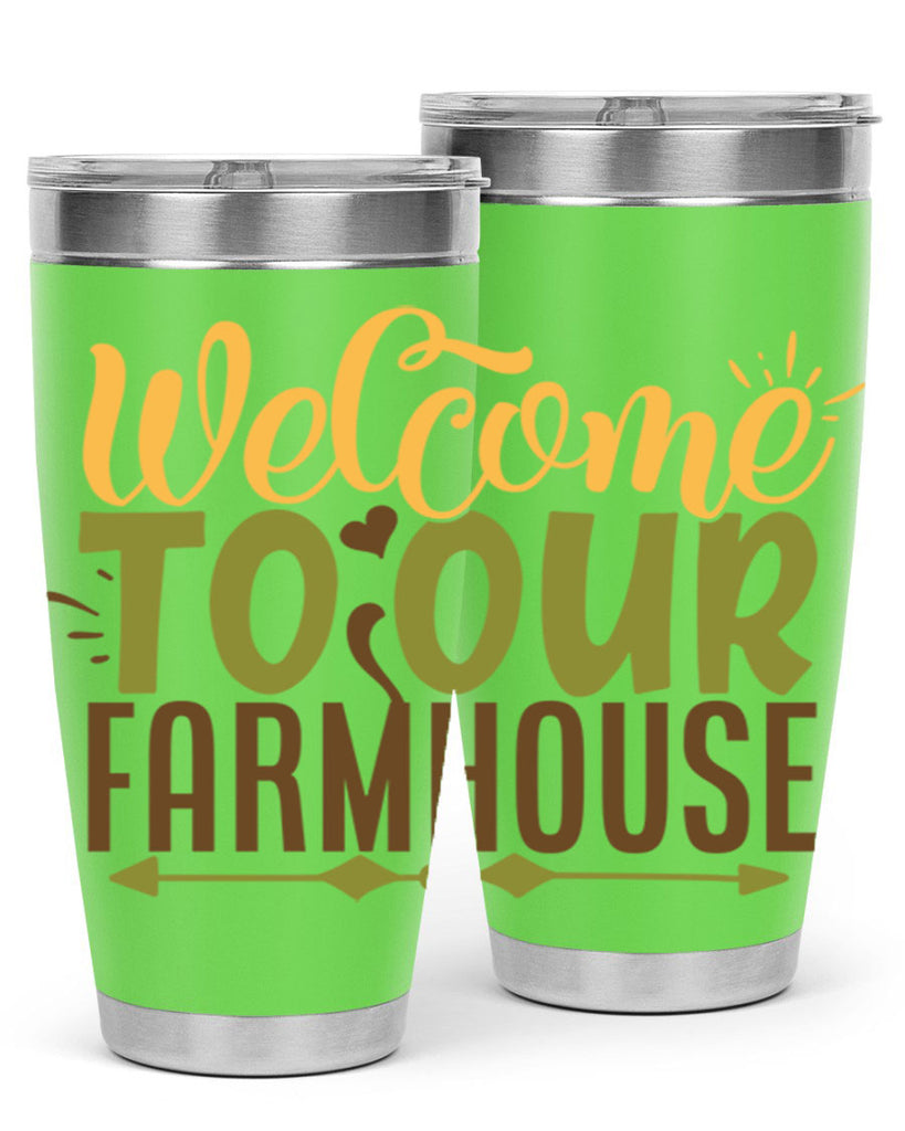 welcome to our farmhouse 2#- farming and gardening- Tumbler