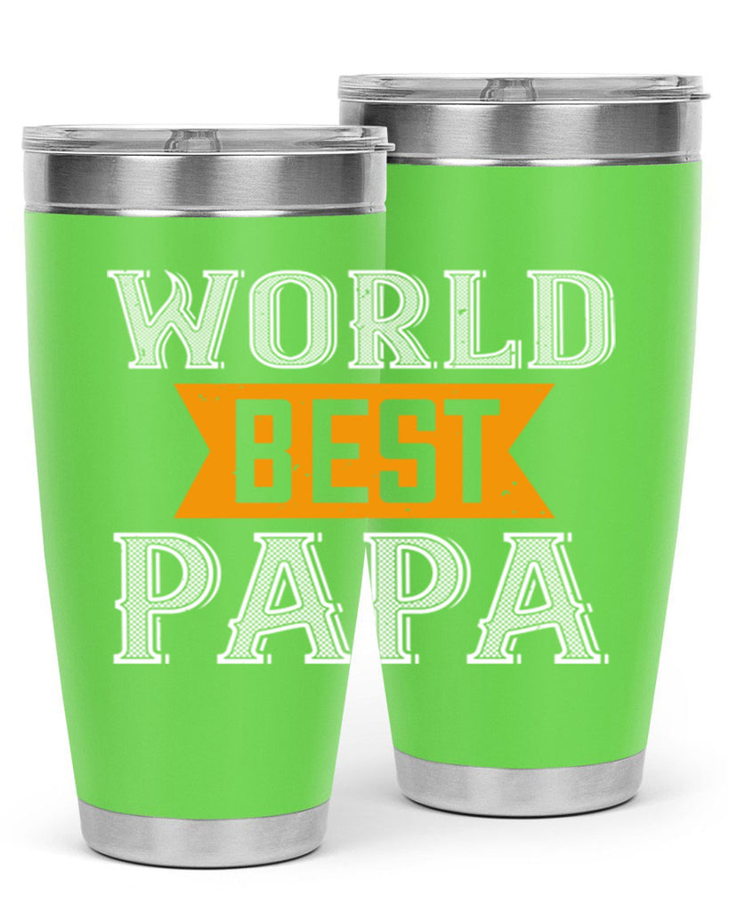 world best papa 1#- grandpa - papa- Tumbler