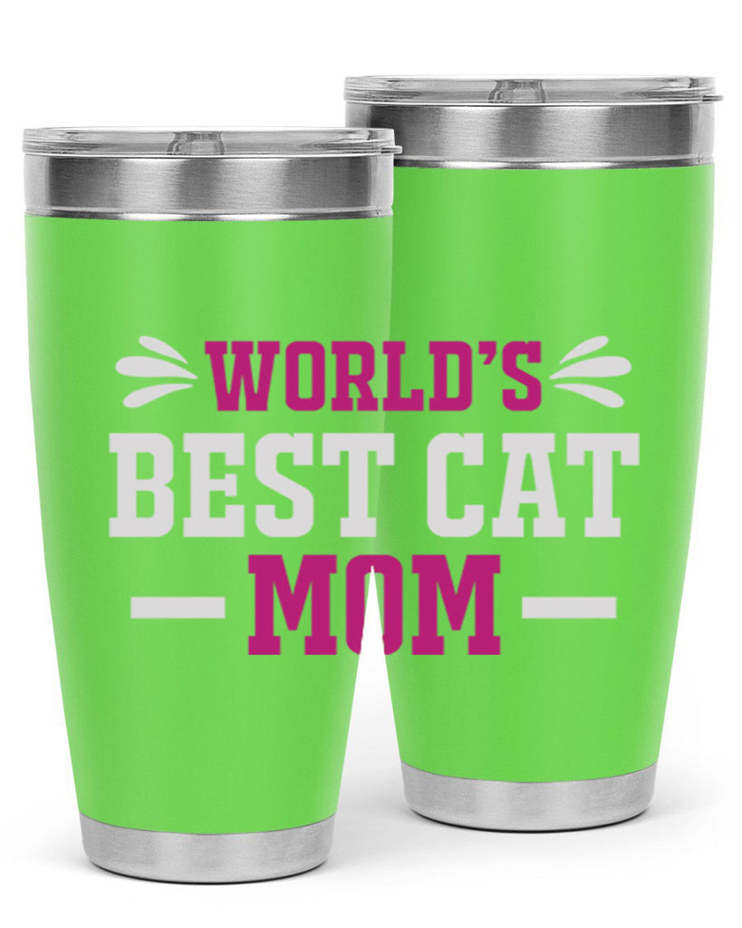 world’s best cat mom 17#- mom- Tumbler