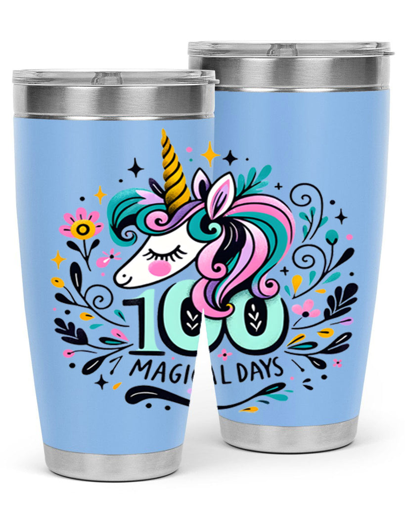 100 Day Magical Sublimation 27#- 100 days of school- Tumbler