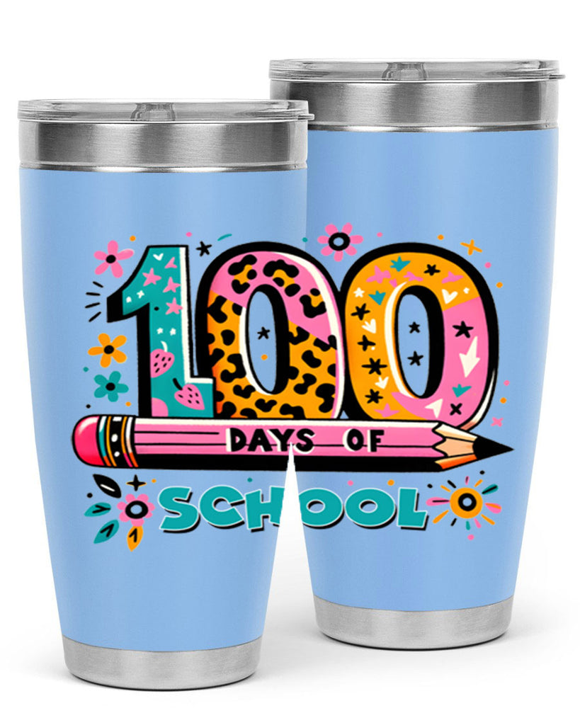 100 days of school lighting 32#- 100 days of school- Tumbler