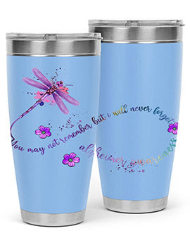 Alzheimer Awareness Dragonfly Remember 1#- alzheimers- Tumbler