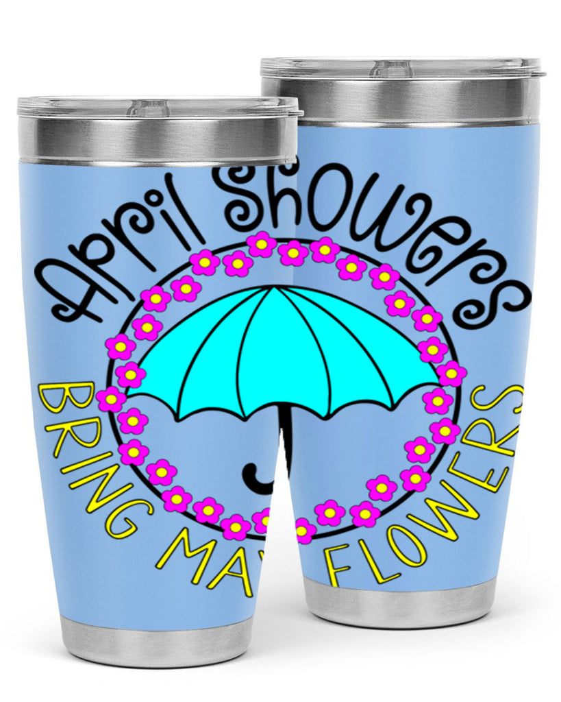 April showers21#- spring- Tumbler