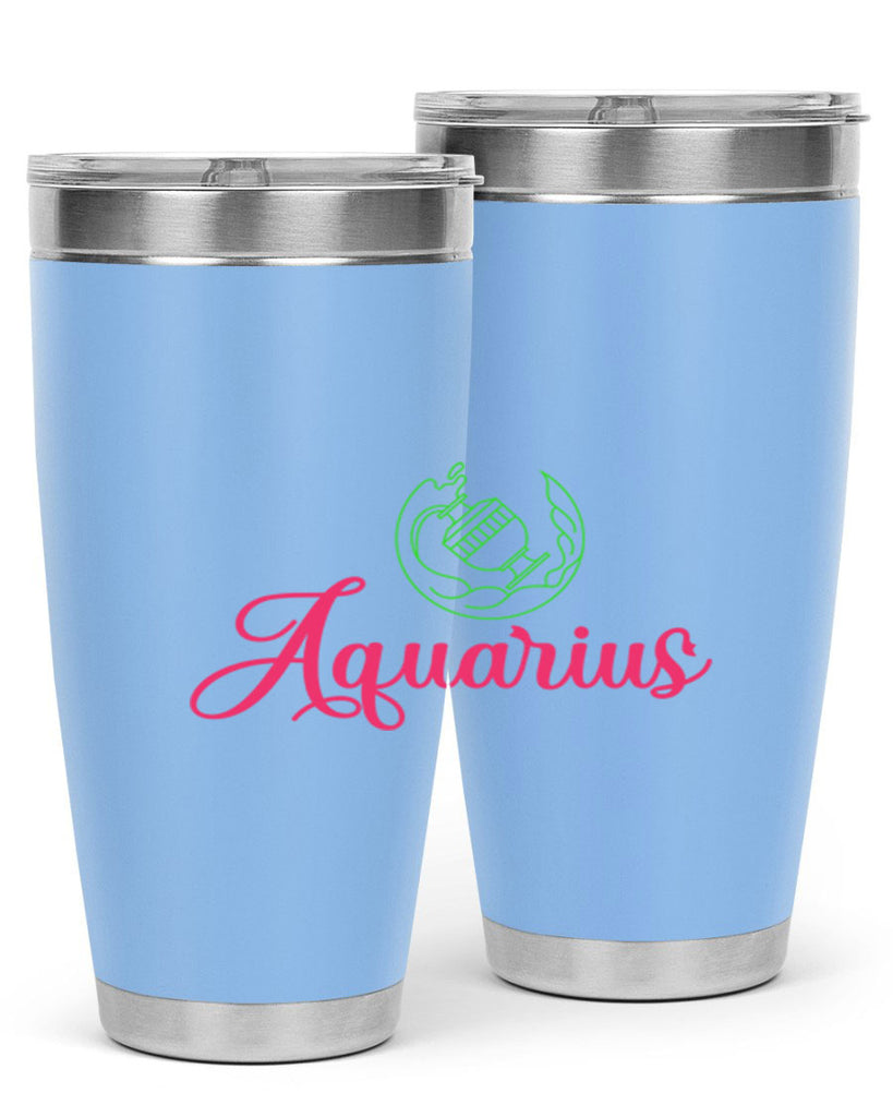 Aquarius 70#- zodiac- Tumbler