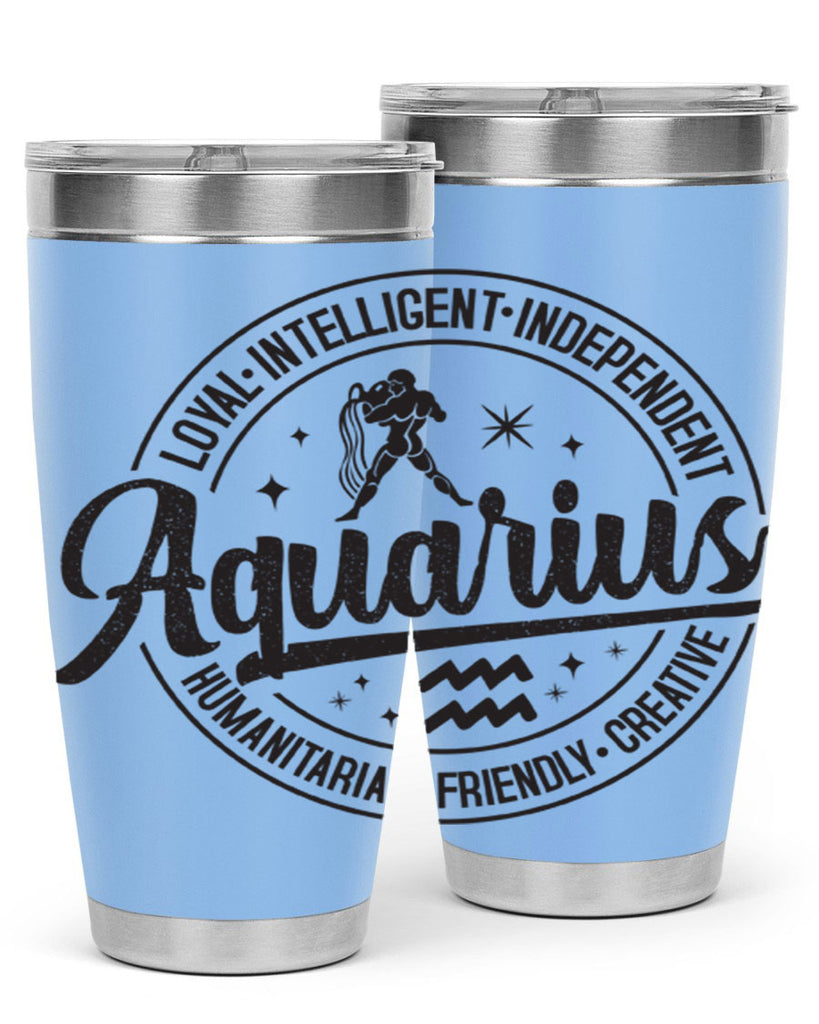 Aquarius 71#- zodiac- Tumbler