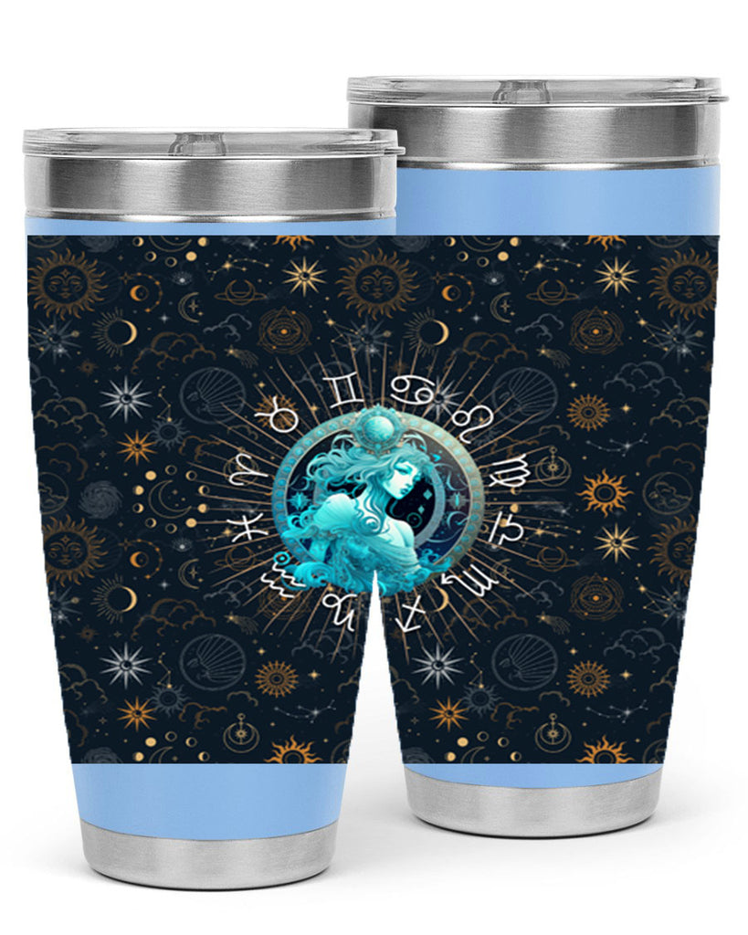 Aquarius Straight 66#- zodiac- Tumbler