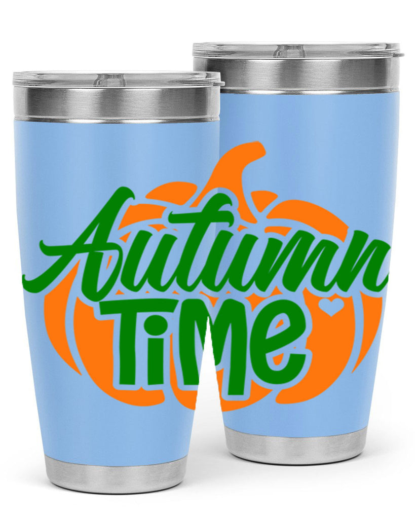 Autumn Time 34#- fall- Tumbler