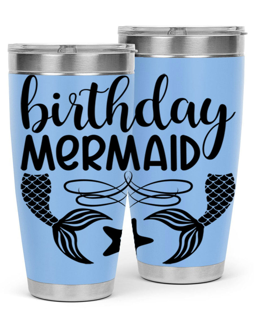 Birthday mermaid 76#- mermaid- Tumbler