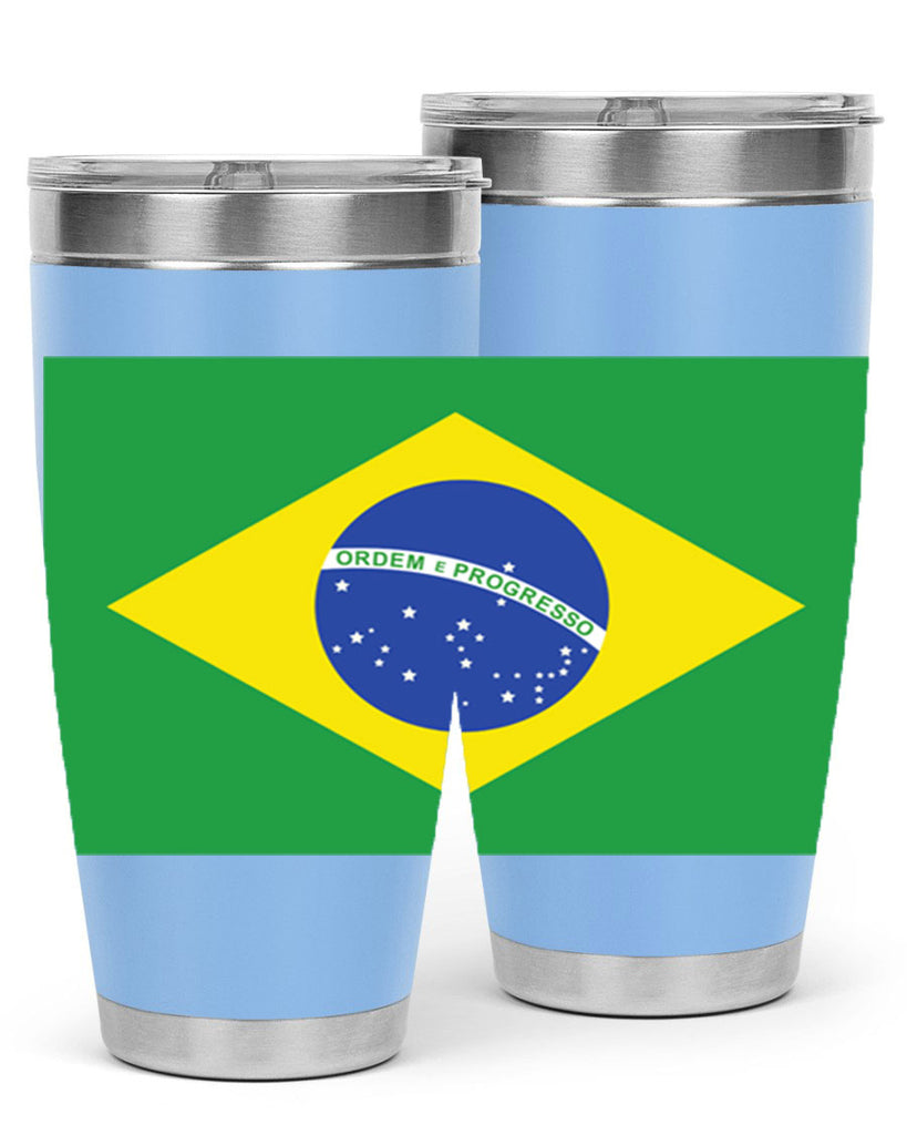 Brazil 174#- world flags- Tumbler