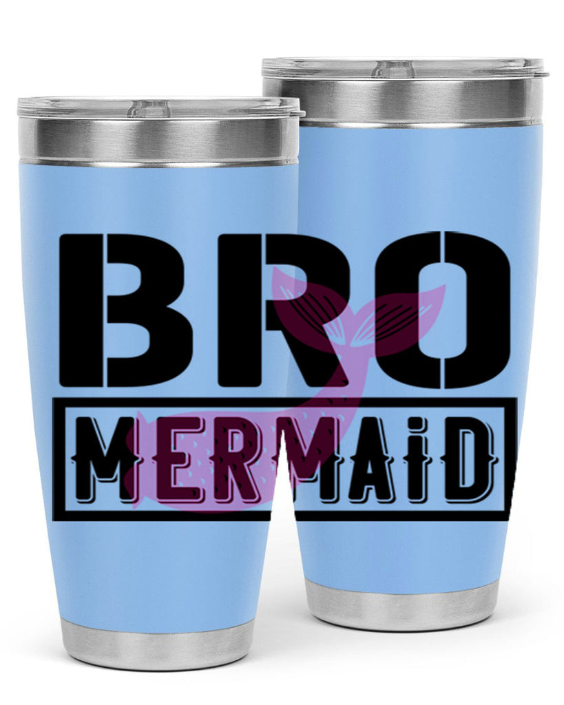 Bro mermaid 85#- mermaid- Tumbler