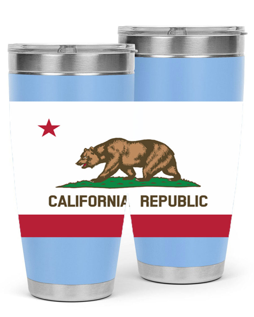 California 47#- Us Flags- Tumbler