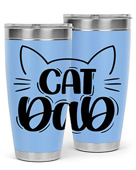 Cat Dad Style 81#- cat- Tumbler