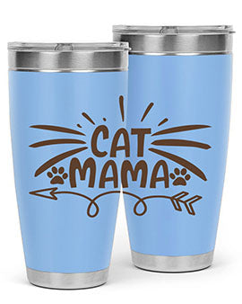 Cat Mama Style 5#- cat- Tumbler